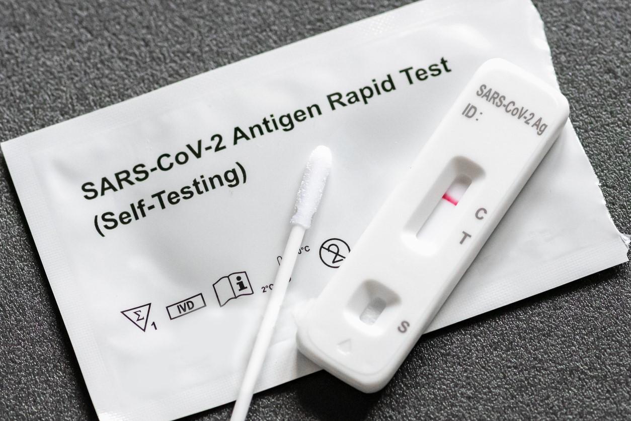 Negative rapid COVID-19 test