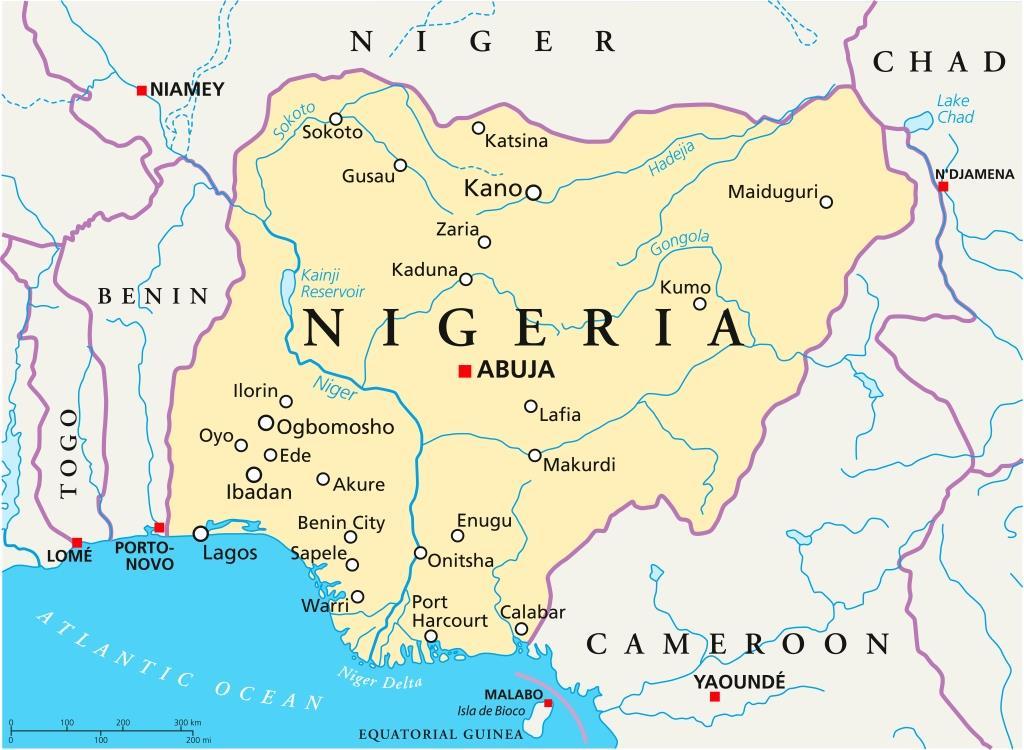 Nigeria map
