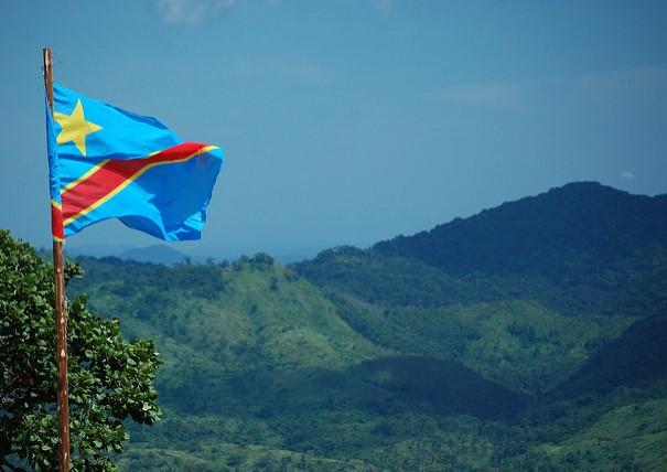 North Kivu with DRC flag