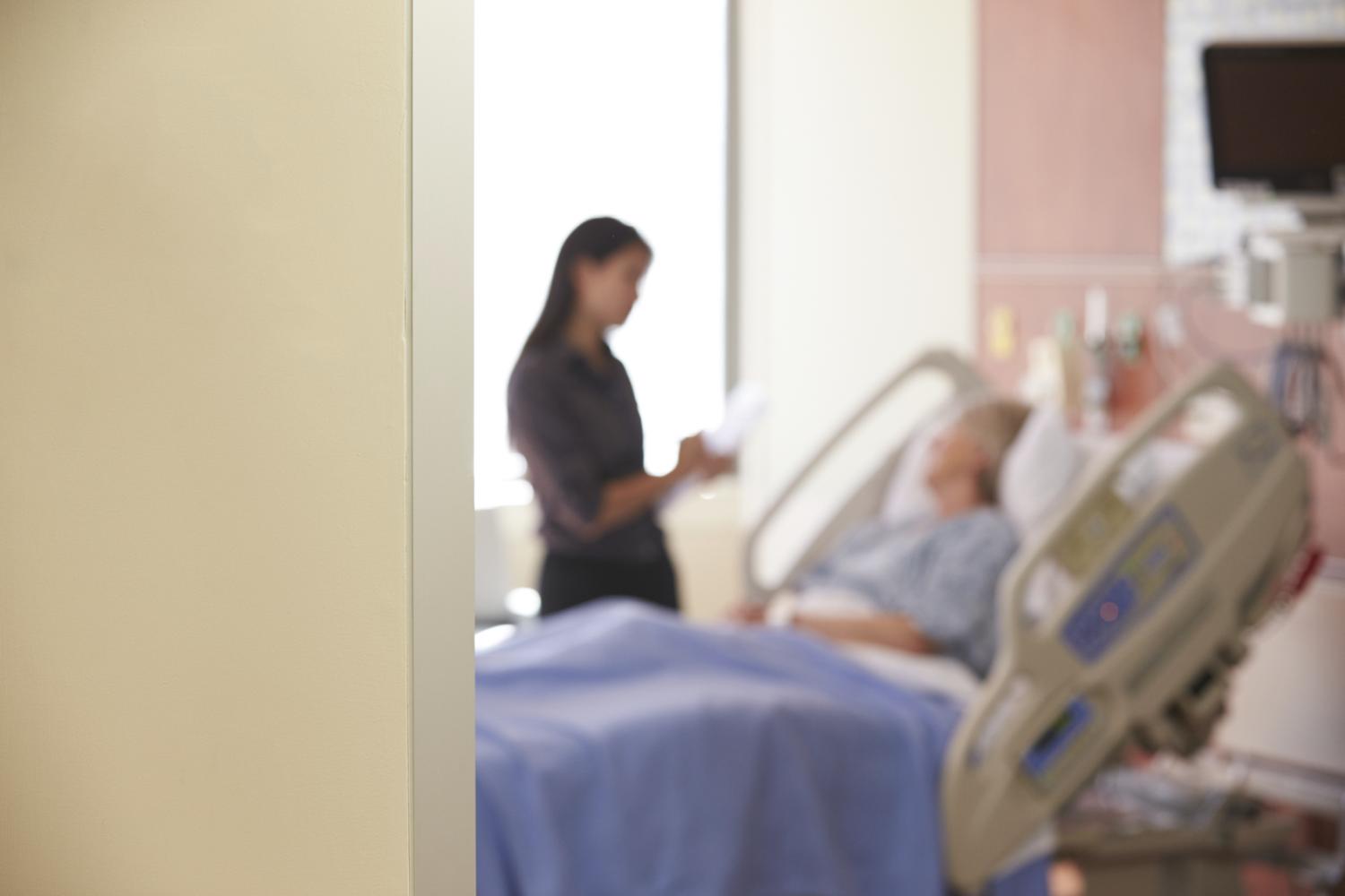 Patient hospital bed