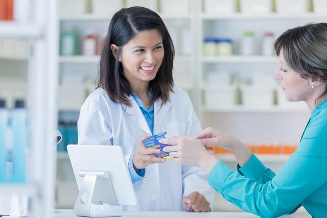 Pharmacist and patient