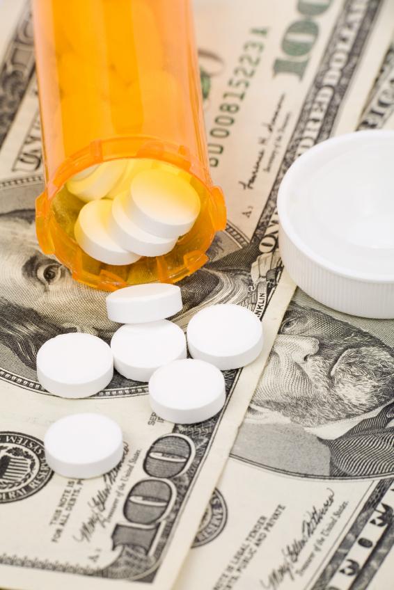 Pills and money