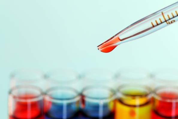 Pipette and test tubes