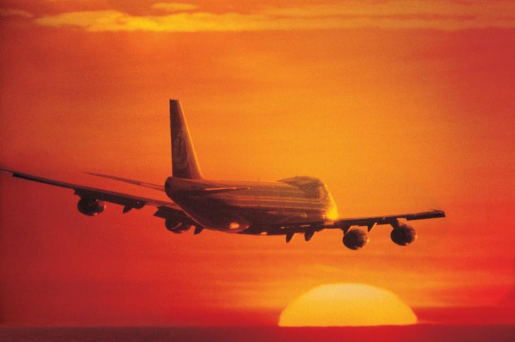 Airplane landing