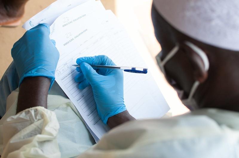 Medical record-keeping in mobile clinic