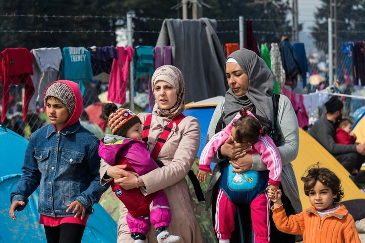 Refugee camp Greece