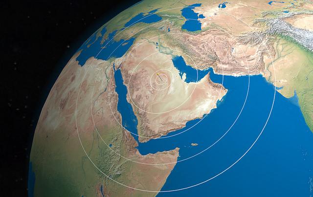 Saudi Arabia globe