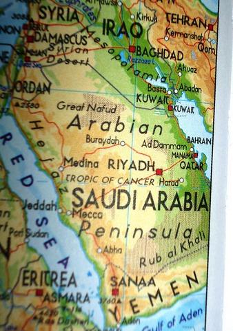 Saudi Arabia map