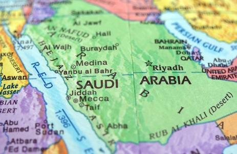 Saudi map
