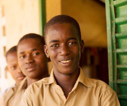 Schoolchildren in Guinea