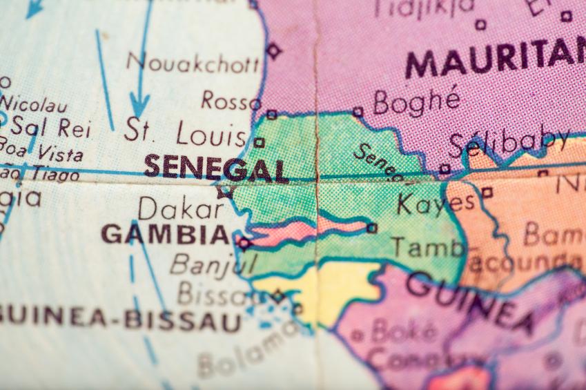 Map of Senegal