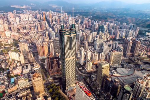 Shenzhen aerial view