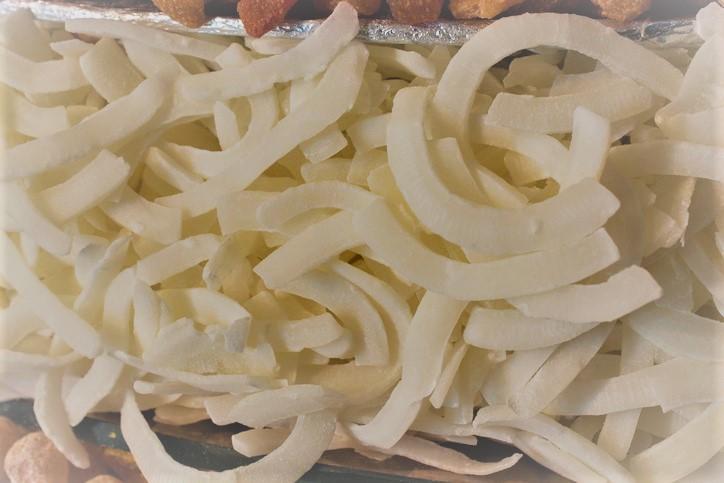 Shredded coconut