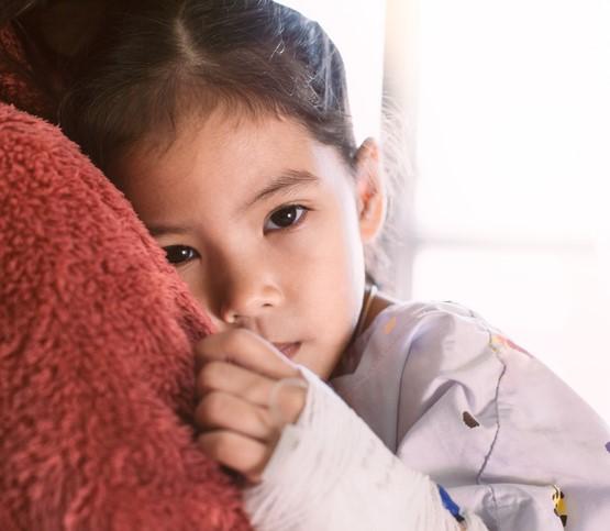 Sick little girl