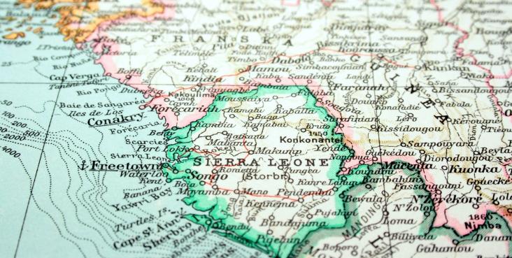 Sierra Leone map
