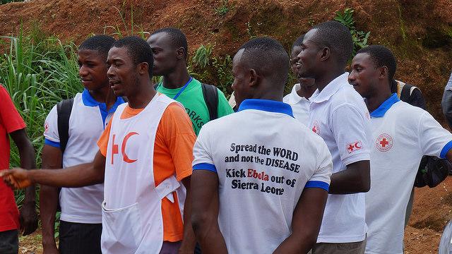 Ebola responders in Sierra Leone