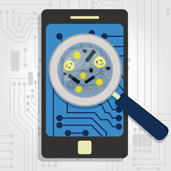 Smart phone microbe diagnostics