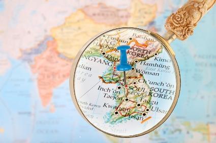 South Korea map