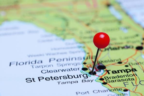 St. Petersburg map