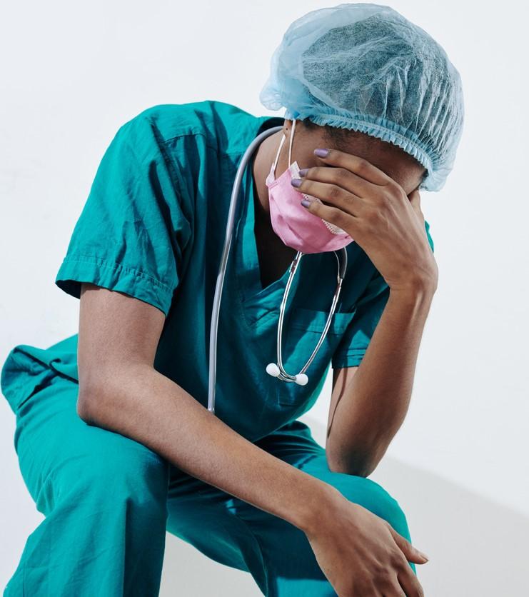 Stressed surgeon