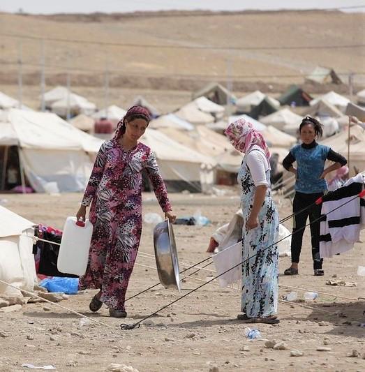 Syrian refuge camp
