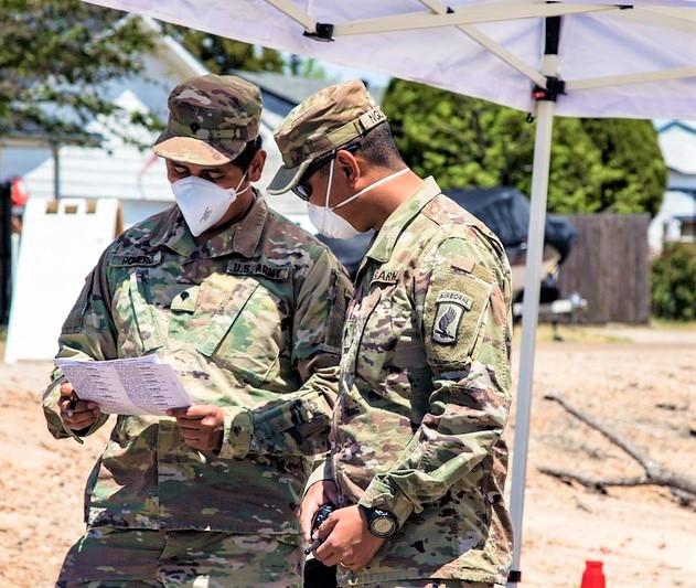 National Guard COVID response in Texas