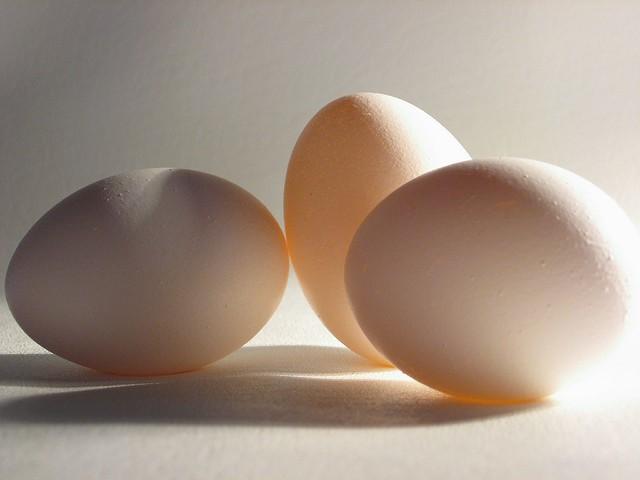 Three eggs