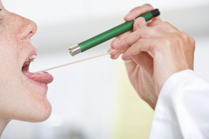 Throat exam