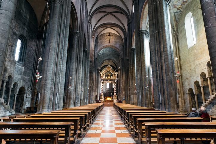 Empty Italian cathedral