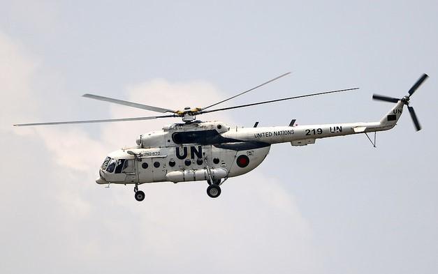 United Nations helicopter