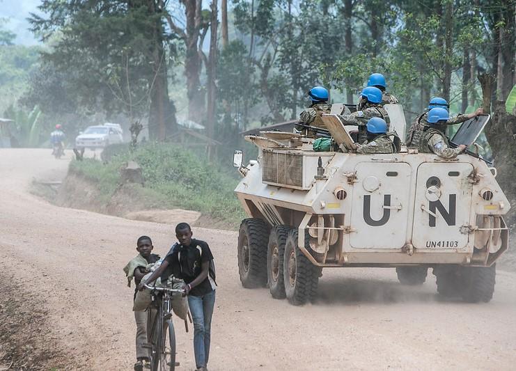 UN troop transport in DR Congo