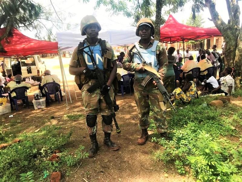 UN troops in North Kivu province