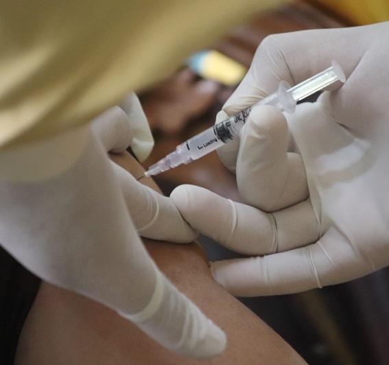 Vaccination close-up