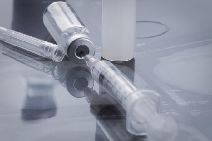 Vial and syringe