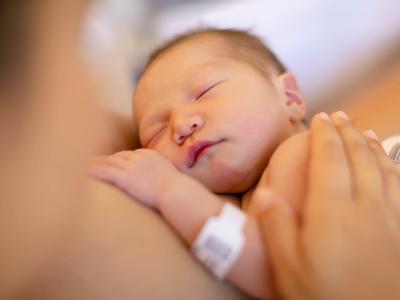 baby and mom