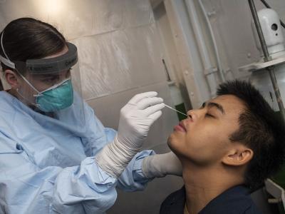 covid nasal swabbing