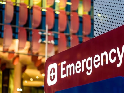 Emergency department sign