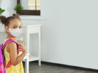 Kindergartener amid pandemic