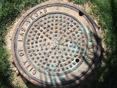 Las Vegas sewer cover