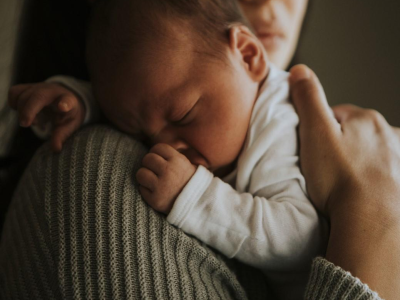 Newborn and mom