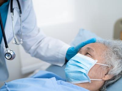 Older person in hospital