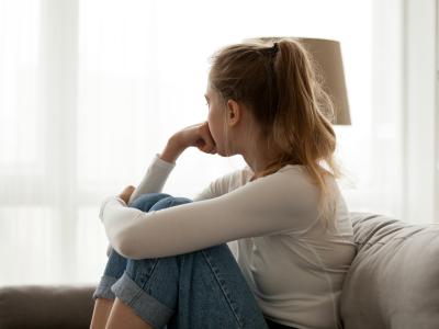 Sad young woman