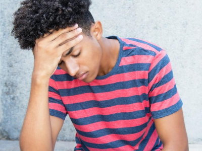 Troubled young man