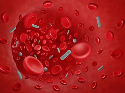 Bloodstream infection illustration
