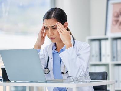 stressed doctor 