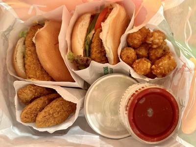 Fast food meal