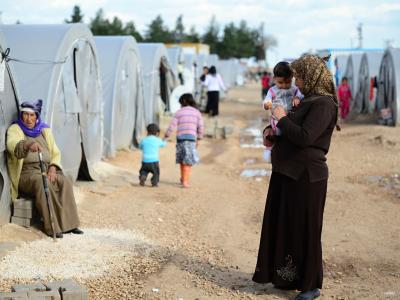 Refugee camp in Turkey