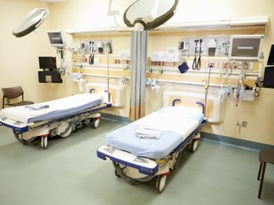 Two emergency room beds