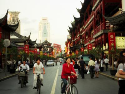 Asian street market