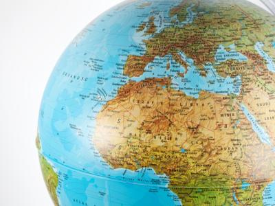 Africa globe